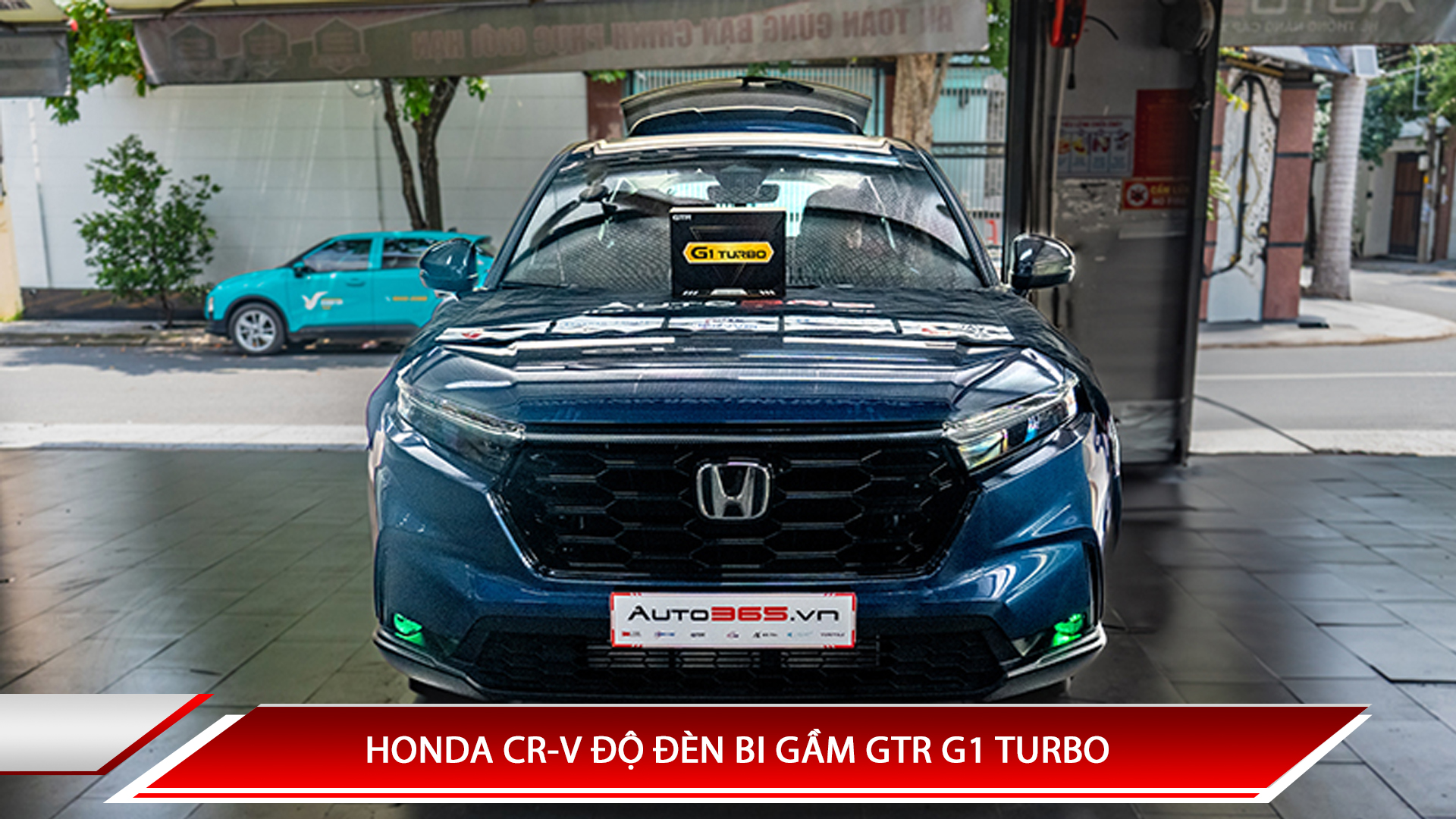 HONDA CR-V ĐỘ ĐÈN BI GẦM GTR G1 TURBO